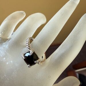 David Yurman Black Onyx Chatelaine Ring